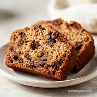 Chocolate Banana Bread for 12 Slices