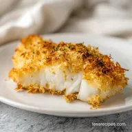 Garlic Parmesan Crusted Halibut: Crispy