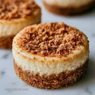 Mini Unbaked Cheesecakes with Graham Cracker Crust