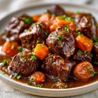 Slow Cooker Stew Recipe for 8 Servings
