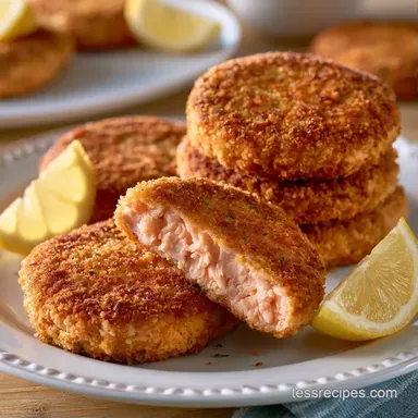Baked Salmon Patties in 25 Minutes Recipe Card