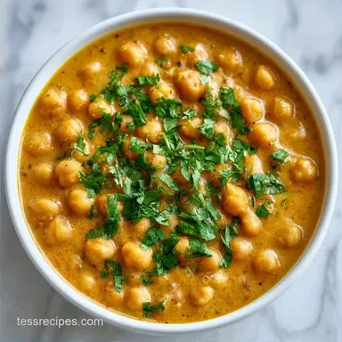Creamy Coconut Chickpea Curry in 15 Min