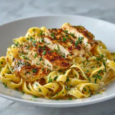 Creamy Garlic Pasta with Chicken