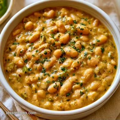 Creamy White Chicken Chili in 45 Minutes Recipe Card