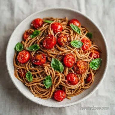 Fresh Basil Pasta Dinner in 20 Minutes Recipe Card