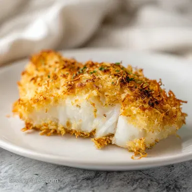 Garlic Parmesan Crusted Halibut: Crispy