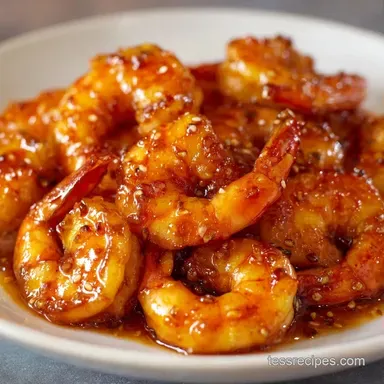 Honey Garlic Shrimp in 20 Minutes Recipe Card