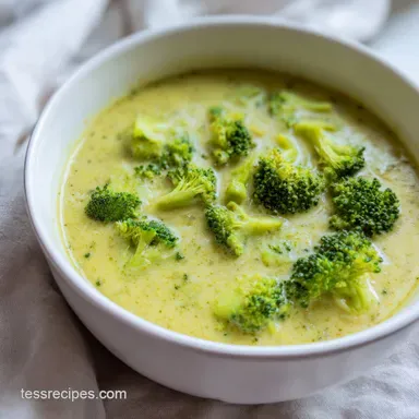 Broccoli Cheddar Delight Soup in 40 Min