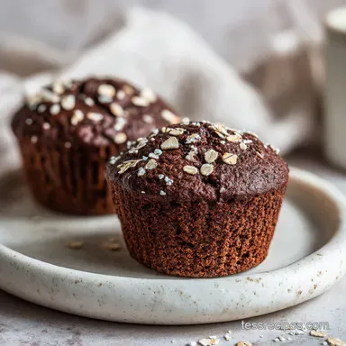 Protein Chocolate Muffins in 30 Minutes: Fudgy and Baked Recipe Card