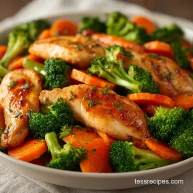 Simple Sheet Pan Meal for 4 Servings Recipe Card