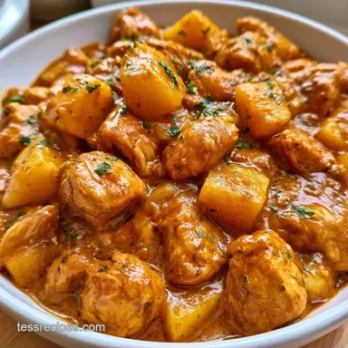 Instant Pot Chicken Curry in 20 Minutes Recipe Card