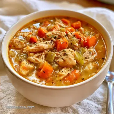Instant Pot Chicken Vegetable Soup for 4