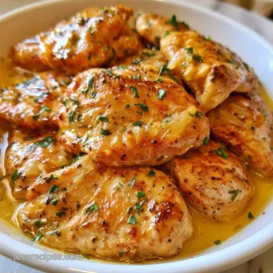 Instant Pot Lemon Garlic Chicken 30 Min Recipe Card