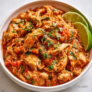 Salsa Chicken Instant Pot Tender Recipe Card