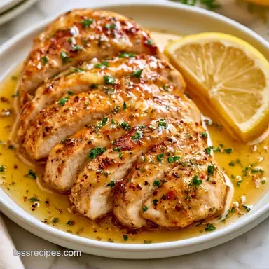 Lemon Chicken Breast in 25 Minutes Recipe Card