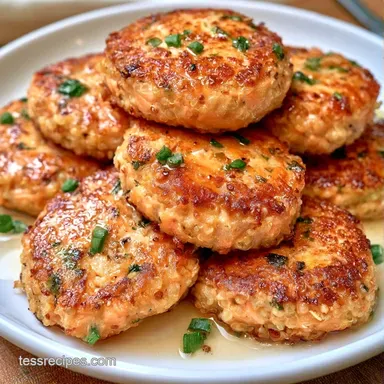 MuffinTin Quinoa Salmon Cakes in 35 Min Recipe Card