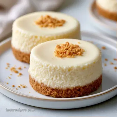 No Bake Mini Cheesecakes for 12 Servings Recipe Card