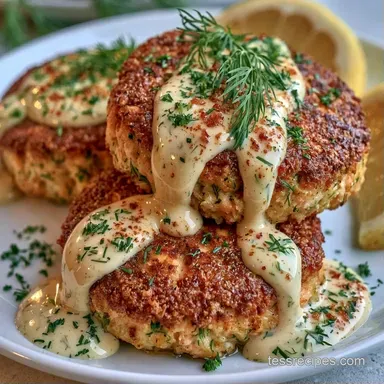 Salmon Patties in 18 Minutes Recipe Card