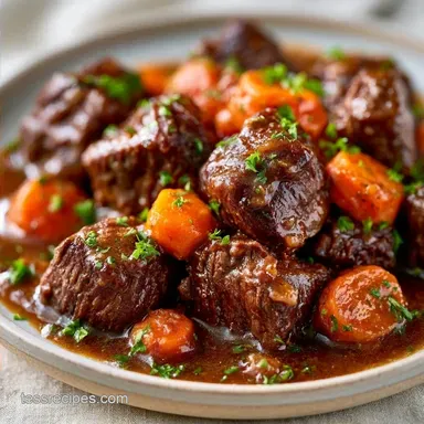 Slow Cooker Stew Recipe for 8 Servings