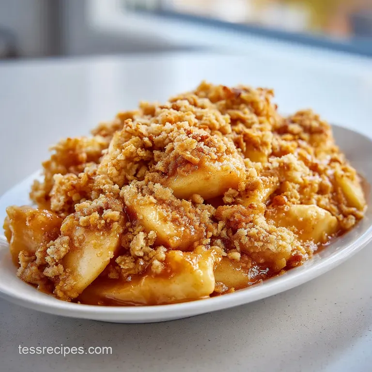 Apple Crisp: Crunchy Oat Topping