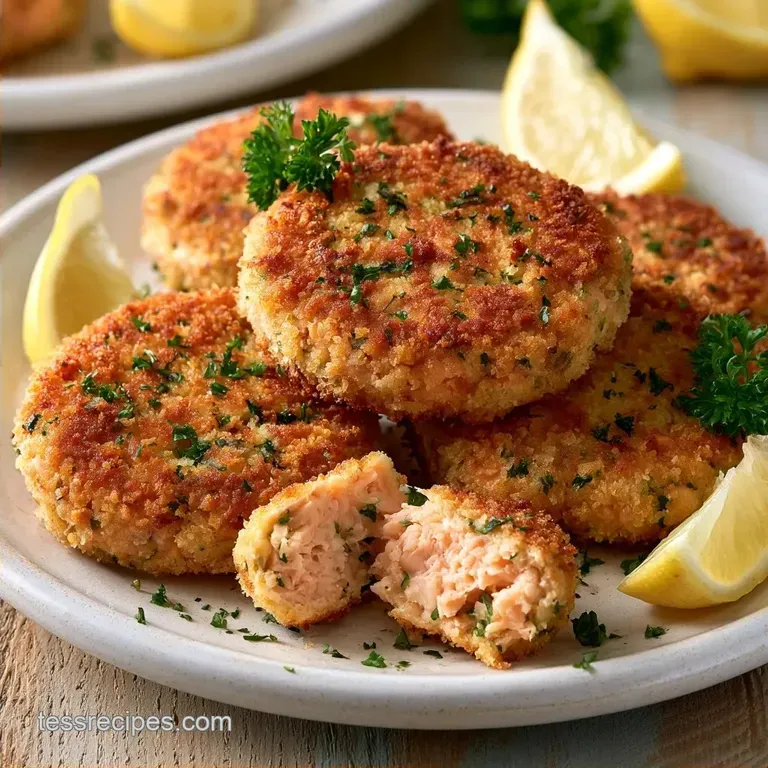 Crispy Baked Salmon Patties