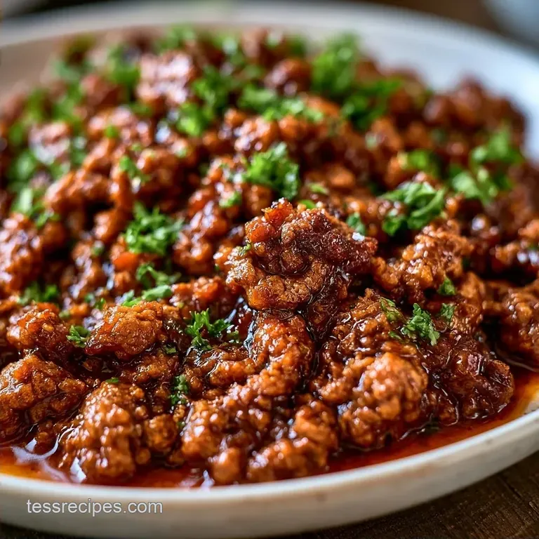 Cheap Ground Beef Dinner: Mahogany Glazed