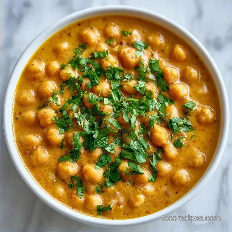Creamy Coconut Chickpea Curry in 15 Minutes
