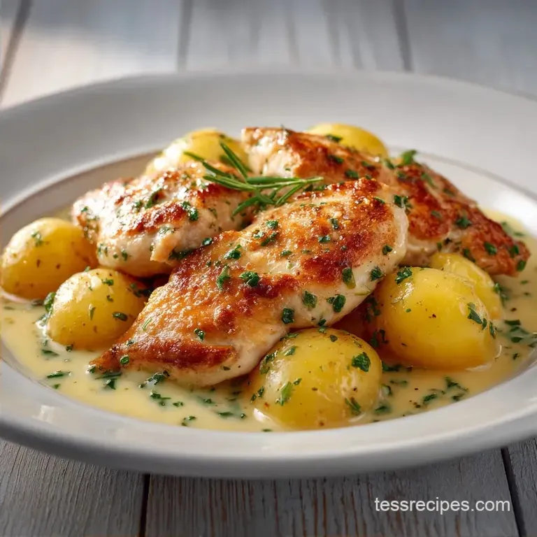 Easy Comfort Food Meal: Creamy Garlic Parmesan Chicken