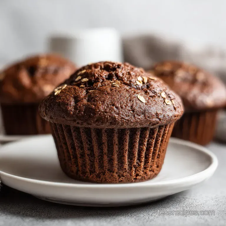 Protein Chocolate Muffins: Energizing and Fudgy