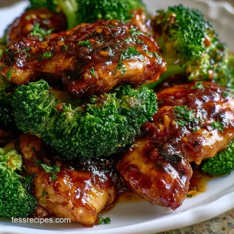 Flaky pink salmon fillet resting on bright green broccoli in a matte black plate with a fresh lemon wedge