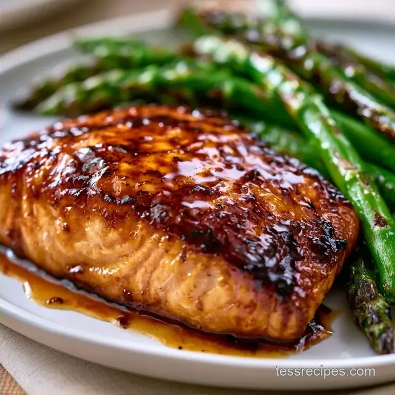 One-Pan Honey Garlic Salmon and Asparagus