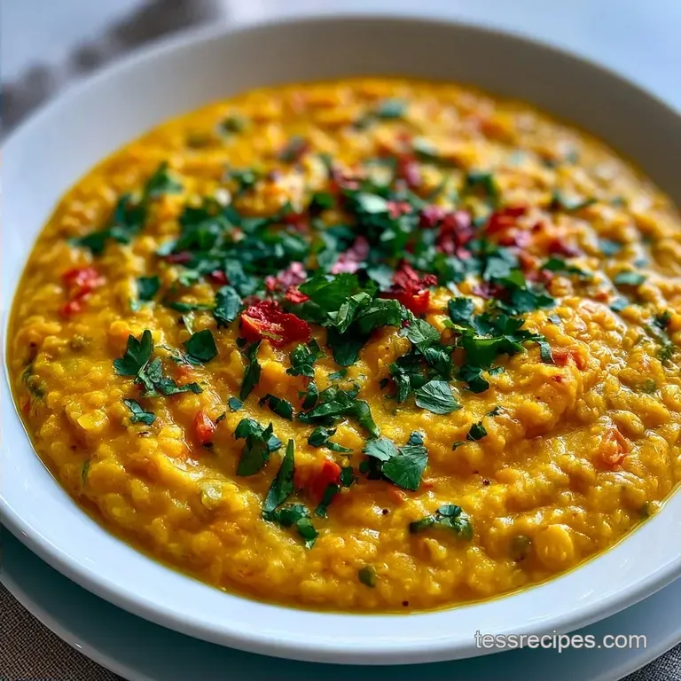Simple Indian Lentil Recipe: Creamy Dahl