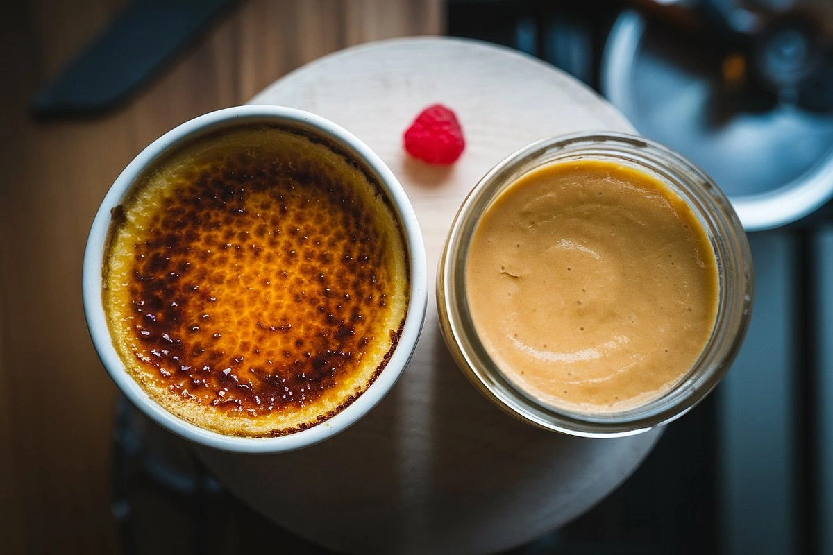 Is crème brûlée the same as custard? Crème brûlée vs custard, Difference between crème brûlée and custard, Custard vs crème brûlée, Crème brûlée comparison with custard