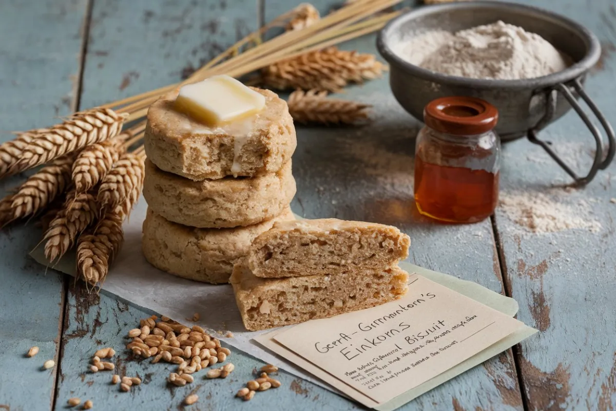 Restoring heritage grains einkorn biscuit recipe, einkorn biscuit recipe, heritage grain baking, ancient grain einkorn, einkorn wheat biscuits, restoring ancient grains