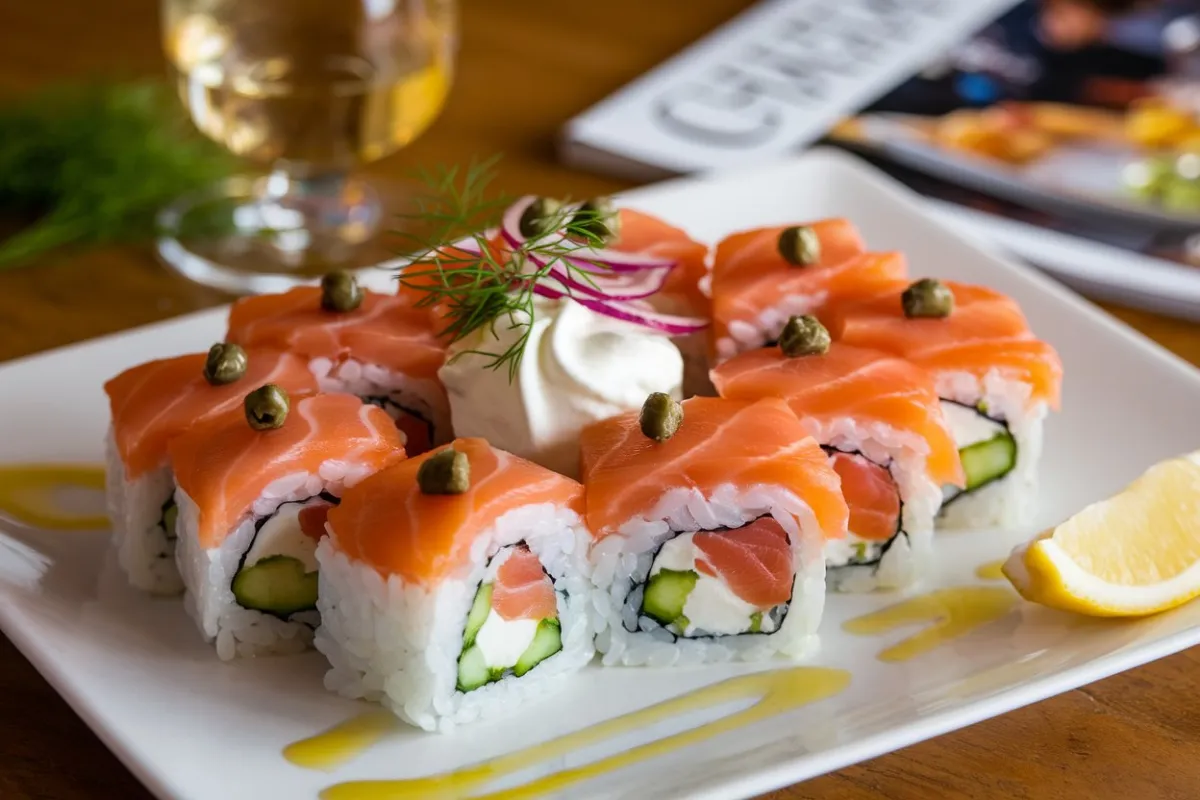 Smoked salmon roulade on cucumber chatelaine, Salmon roulade with cucumber, smoked salmon and cucumber appetizer, cucumber and salmon roll