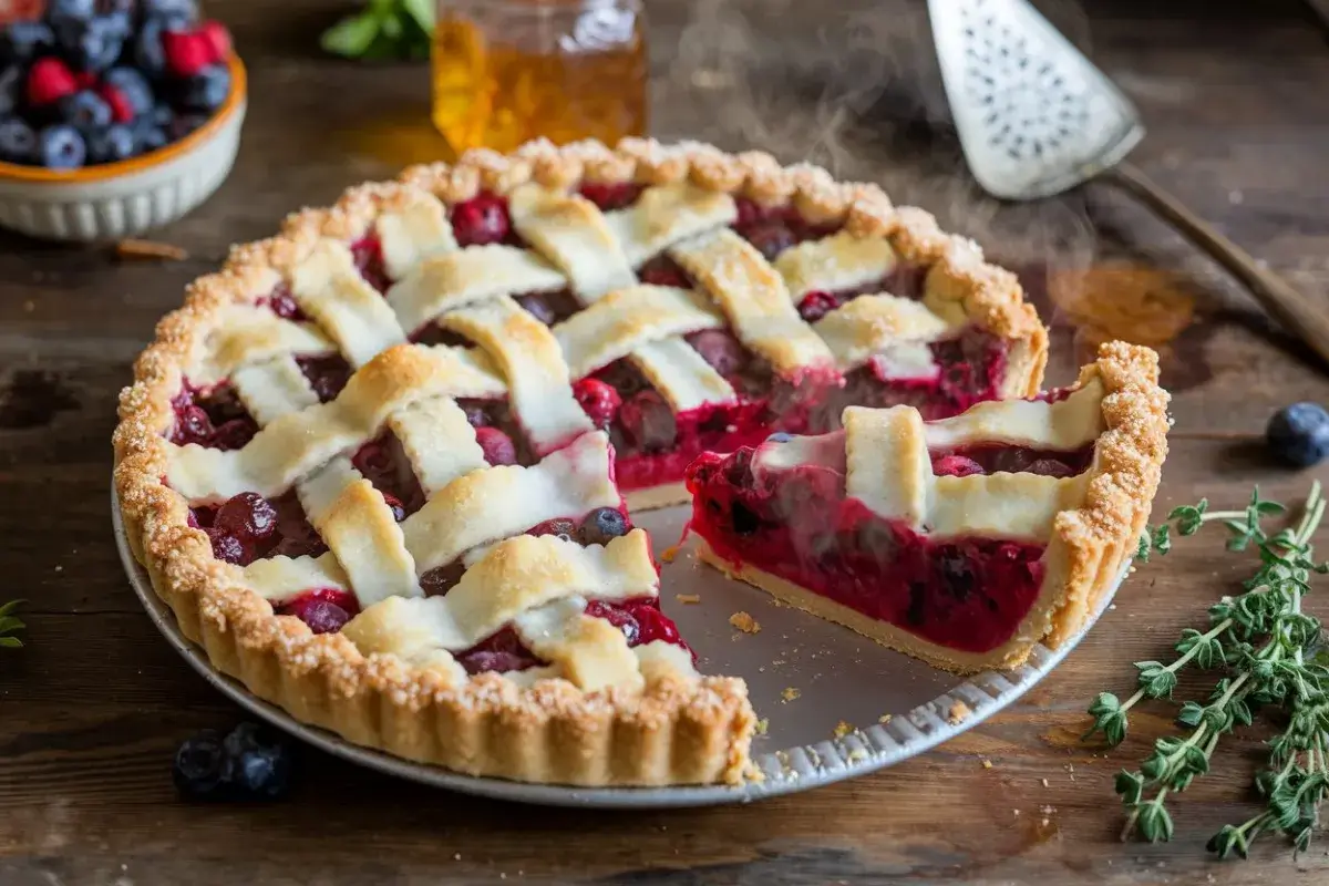 simple recipes for Goumi berry pie, easy Goumi berry pie recipe, Goumi berry tart recipe, classic Goumi berry pie, no-bake Goumi berry pie, homemade Goumi berry dessert