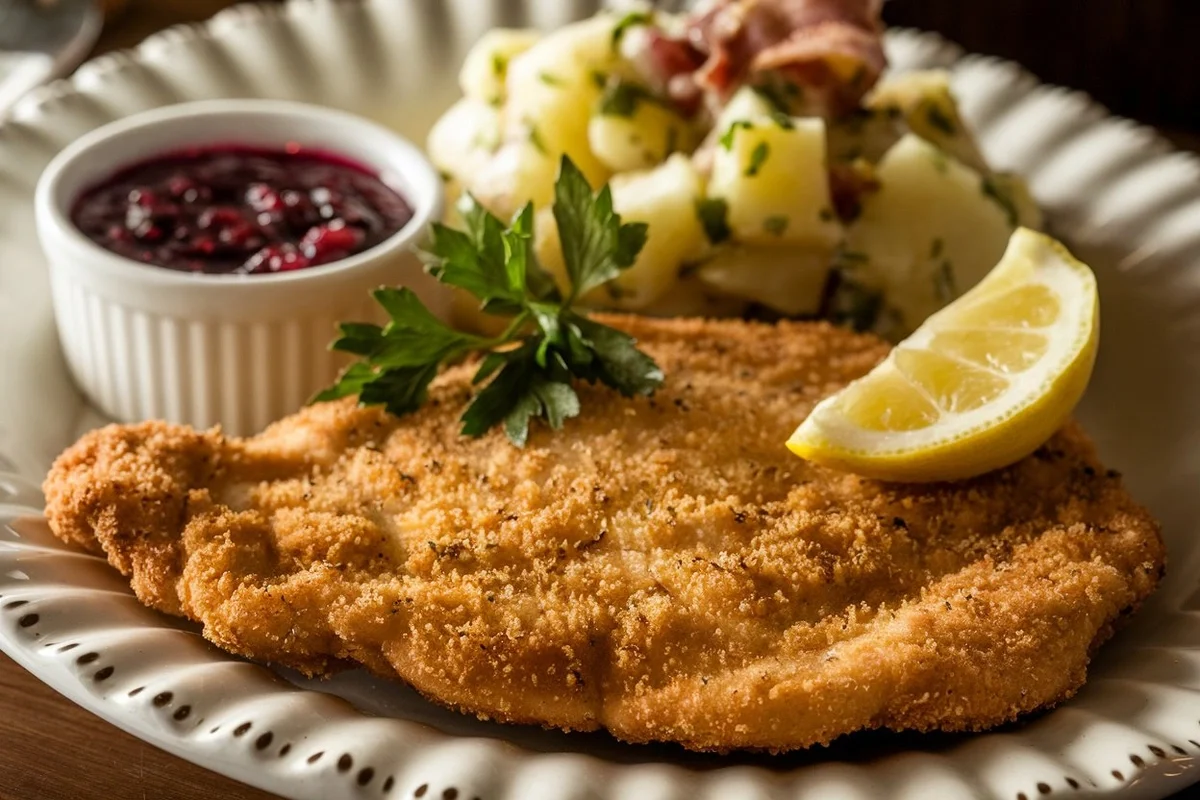 NBC Chicago Himmel Chicken Schnitzel Recipe, Chicago Chicken Schnitzel, Carol Himmel Schnitzel recipe, Crispy Chicken Schnitzel