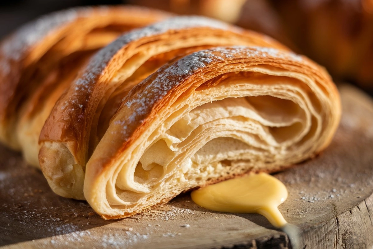 Gipfeli recipe, Swiss croissant recipe, homemade gipfeli, Swiss pastry recipe, Swiss crescent pastry recipe, flaky pastry recipe