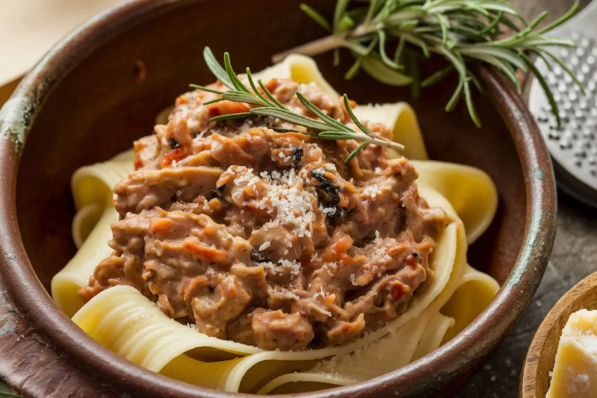 lamb ragu d'Abruzzo rosemary recipe, Abruzzo lamb ragu, Italian lamb ragu, rosemary lamb sauce, traditional lamb ragu recipe, lamb ragu with rosemary