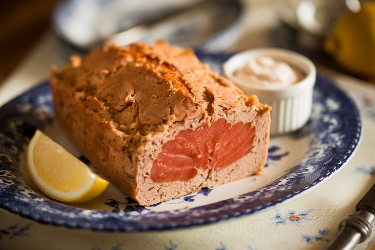 old fashioned combo tuna salmon loaf, tuna salmon loaf, classic tuna loaf, combo fish loaf, tuna and salmon bake, retro fish loaf