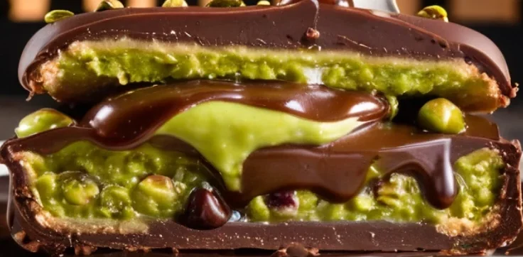 What's inside the viral Dubai chocolate bar, Dubai chocolate bar ingredients, viral Dubai chocolate, Dubai luxury chocolate, pistachio chocolate bar, gold leaf chocolate