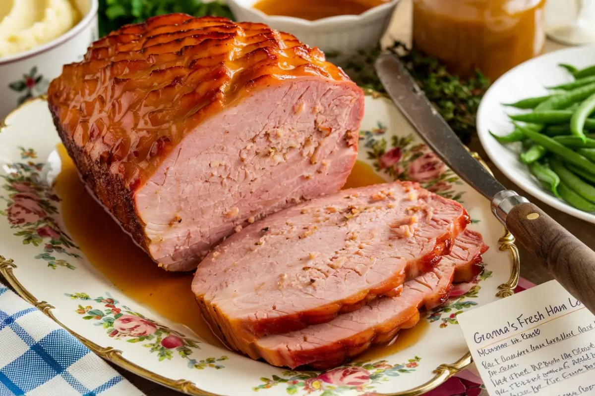 Weaver’s Ham Loaf Recipe, Ham loaf recipe, Pennsylvania Dutch ham loaf, Amish ham loaf, classic ham loaf, pork and ham loaf, sweet glaze ham loaf