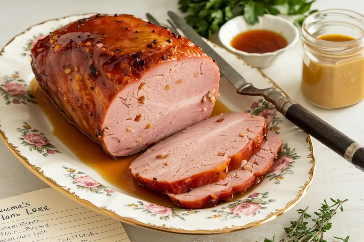 Weaver’s Ham Loaf Recipe, Ham loaf recipe, Pennsylvania Dutch ham loaf, Amish ham loaf, classic ham loaf, pork and ham loaf, sweet glaze ham loaf